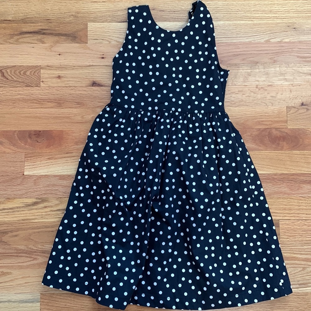 NWOT J Crew Crewcuts Halter Navy Dress Sz 8